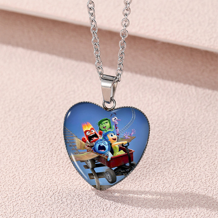 Wholesale Cartoon Alloy Children's Love Necklace JDC-NE-XiangL003