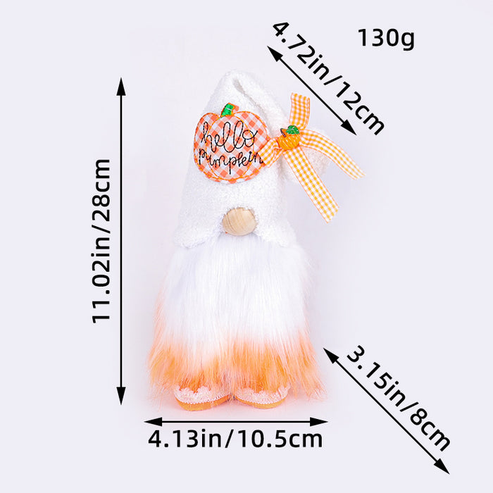 Wholesale Faceless Doll Standing Boo Doll Autumn Pumpkin Christmas Doll