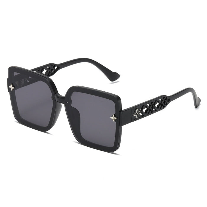 Wholesale Anti-UV Ultra-Light Frameless Hollow Square PC Women's Sun Sunglasses s JDC-SG-Chengy012