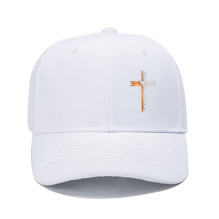 Wholesale Cross print fashionable outdoor casual baseball cap