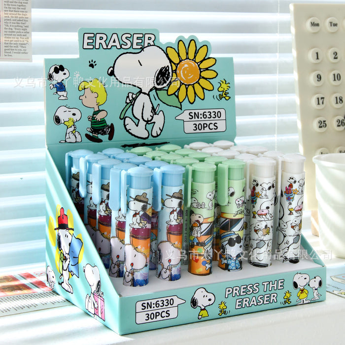 Wholesale Press-activated eraser in the shape of a cartoon character