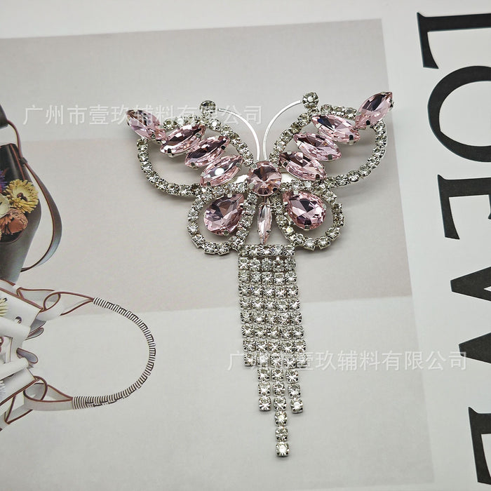 Wholesale DIY rhinestone bow clothing accessories