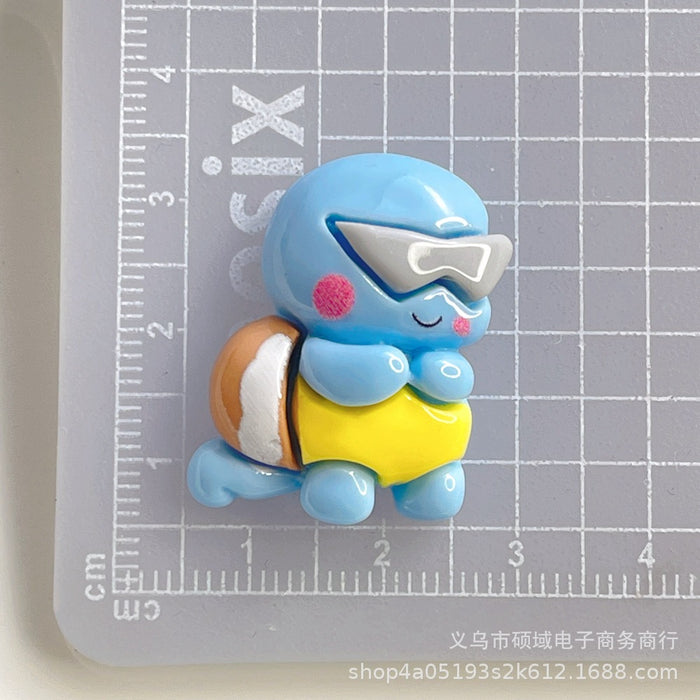 Wholesale Cartoon Bright Face Resin Patch Cream Glue Phone Case Hairpin Accessories