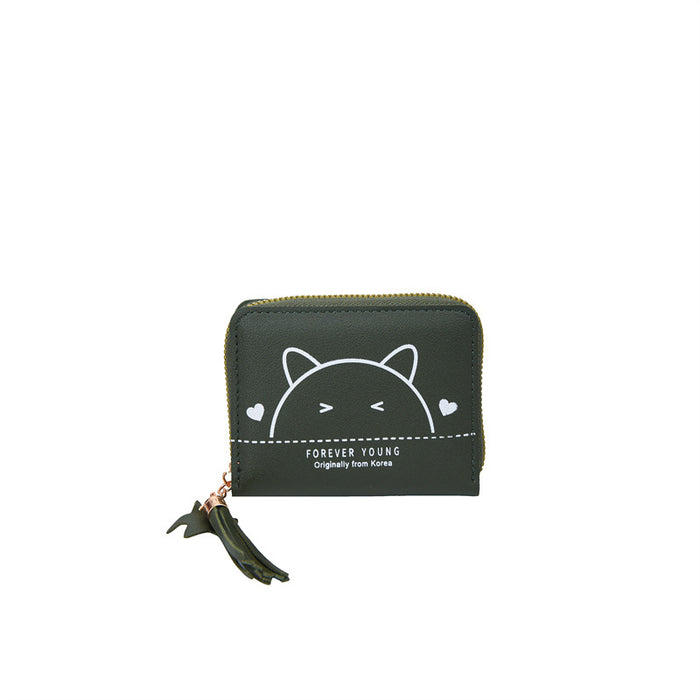 Wholesale 3pcs Simple Fresh Short Coin Purse Wallet