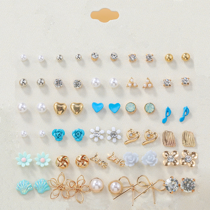 Wholesale Multiple Pairs of Bow Flowers Earrings