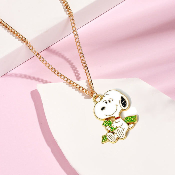 Wholesale Stainless Steel Alloy Electroplated Cartoon Pendant Necklace Fashion Jewelry Accessory