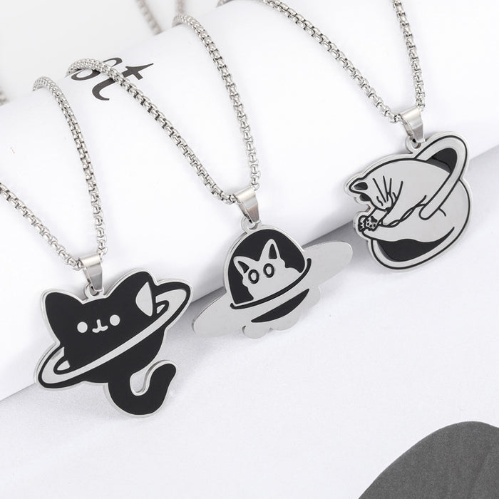 Wholesale cartoon cute stainless steel flying Necklace