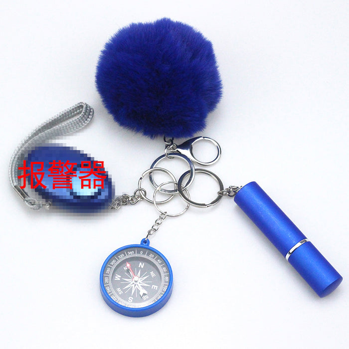 Wholesale Compass Wool Keychain 4-piece Set JDC-KC-TouMS086