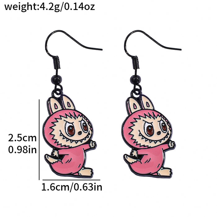 Wholesale Personality Peripheral Cartoon Oil Drop Earrings Creative Accessories