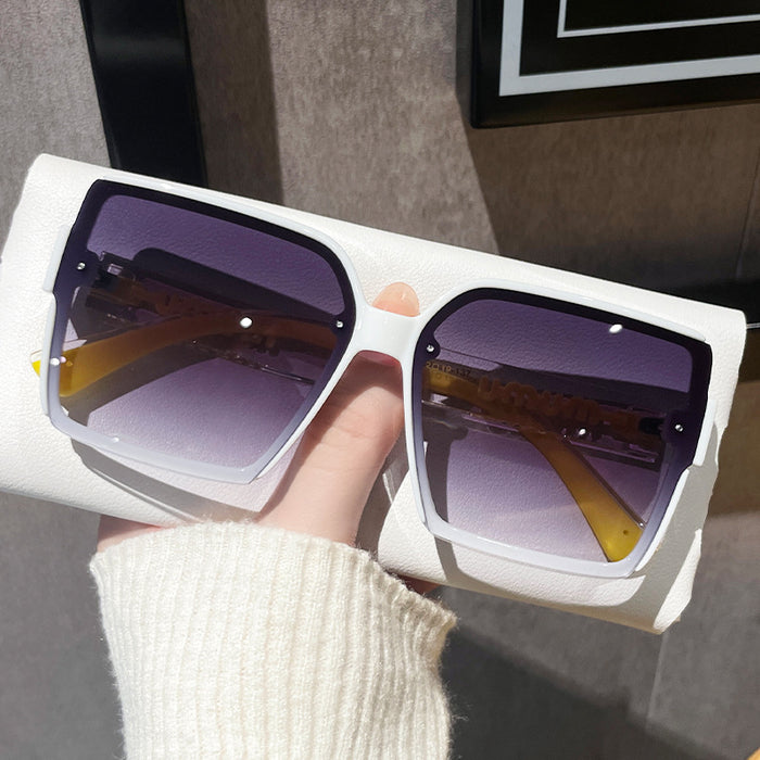 Wholesale Large Frame Anti-UV PC Sunglasses JDC-SG-Bofeng011
