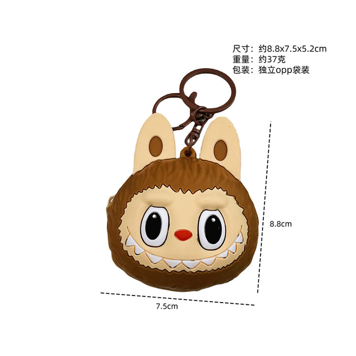 Wholesale Cute Coin Purse Keychain Cartoon Doll Keychain Couple Student Bag Claw Machine Small Pendant