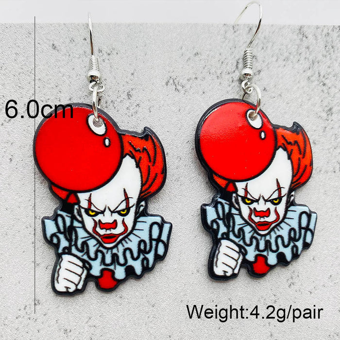 Wholesale  Horror Movie Earrings Figure Acrylic Earrings