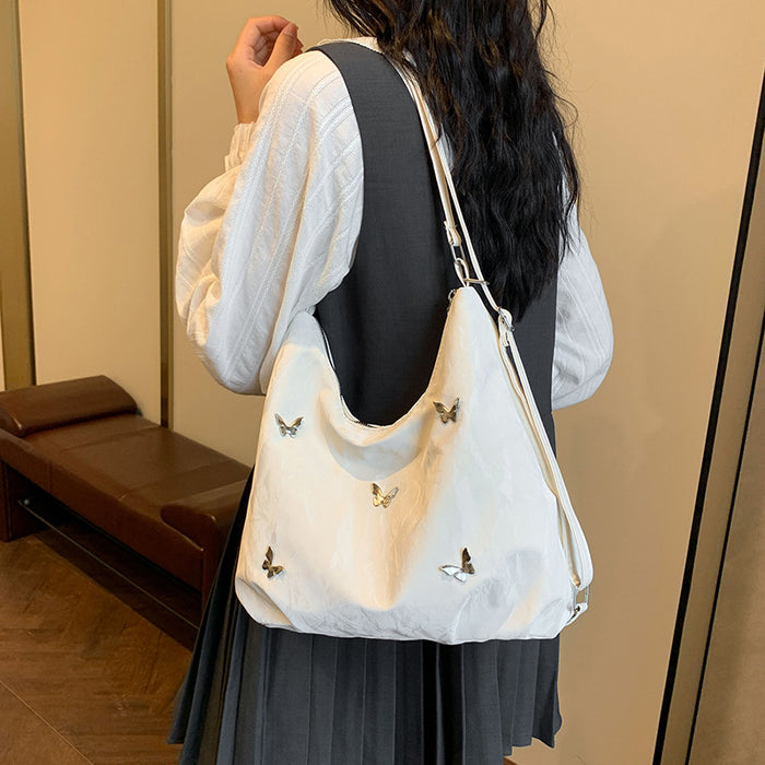 Wholesale New casual large capacity bag with a niche design, commuting backpack, single shoulder backpack