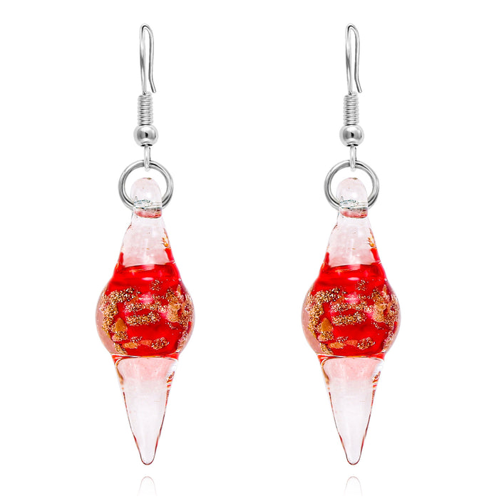 Wholesale Water droplet pendant, glass earrings, jewelry pendant, earring pendant