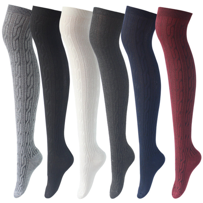 Wholesale Long leg socks over knee socks, knitted thigh socks, long leg socks over knee high socks