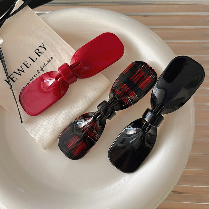 Wholesale Bow hair clip, duckbill clip, acetate bangs clip, side clip, hair clip, broken hair clip, niche hair accessory