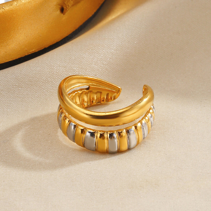 Wholesale Stainless steel Adjustable rings Star shaped Rings for Women