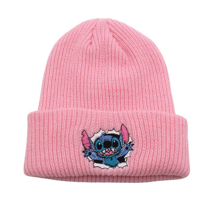 Wholesale Acrylic Cartoon Embroidery Knitted Hat JDC-FH-ZhiXie023