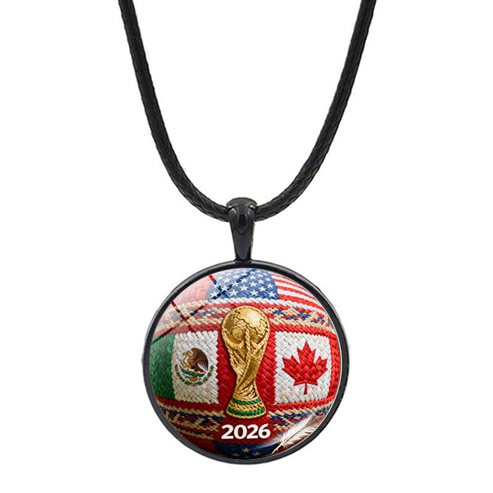 Wholesale World Cup Football Necklace Accessories