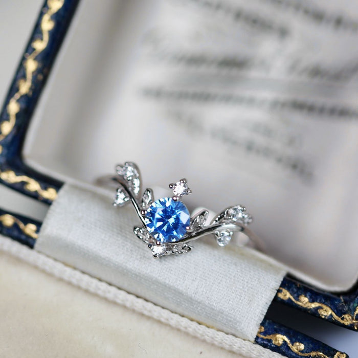 Wholesale Original niche natural stone light luxury versatile simple ring