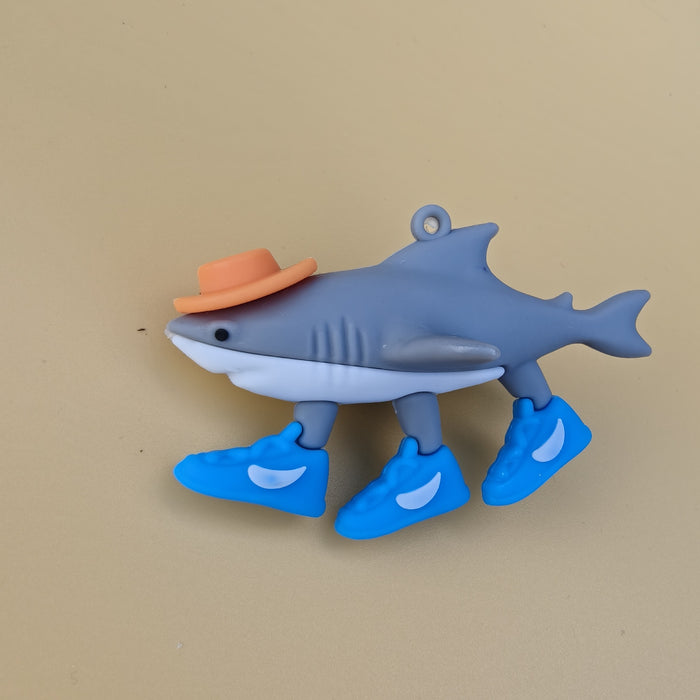 Wholesale Soft plastic doll keychain pendant three-dimensional souvenir holiday gift