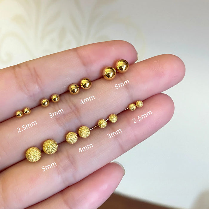 Wholesale Silver needle earrings, earrings, earrings, ear holes, simple and compact earrings, ear bone needles