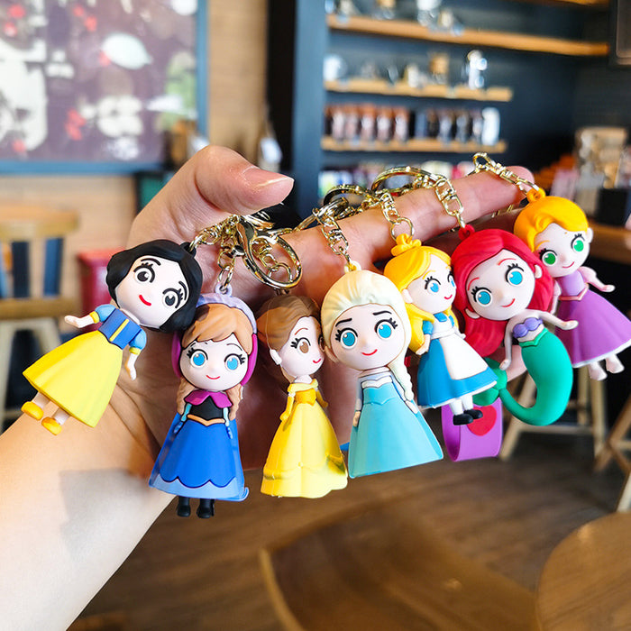 Wholesale Cartoon Doll Silicone Keychain JDC-KC-Tingm126