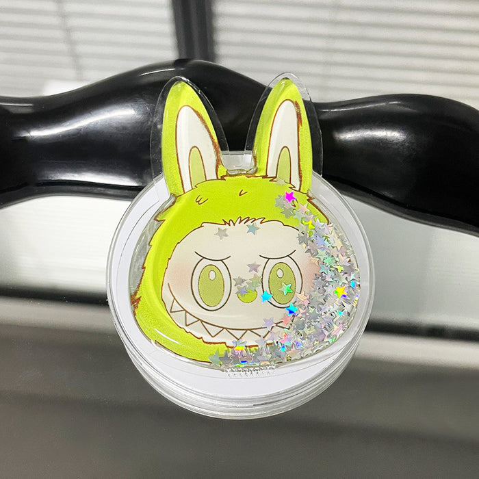 Wholesale Creative Flowing Sand Soft Pack Cartoon Phone Stand