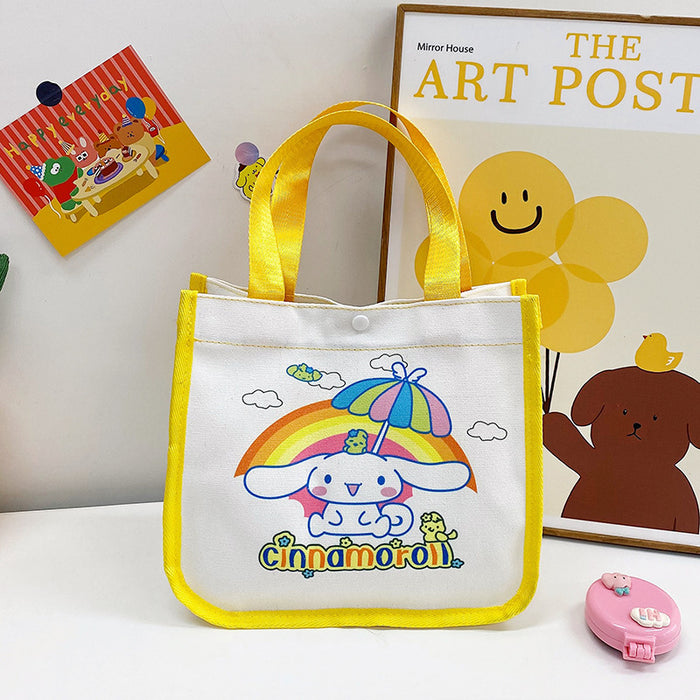 Wholesale New Manga Style Fashionable Large Capacity Premium Tote Bag Versatile Handheld Single Shoulder Canvas Bag