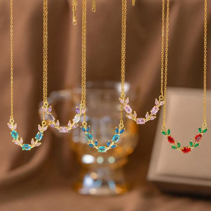 Wholesale Zircon Niche Versatile Clavicle Choker Necklace