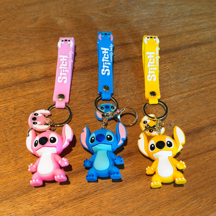 Wholesale Rubber Cartoon Doll Three-dimensional Keychain JDC-KC-Tingm108