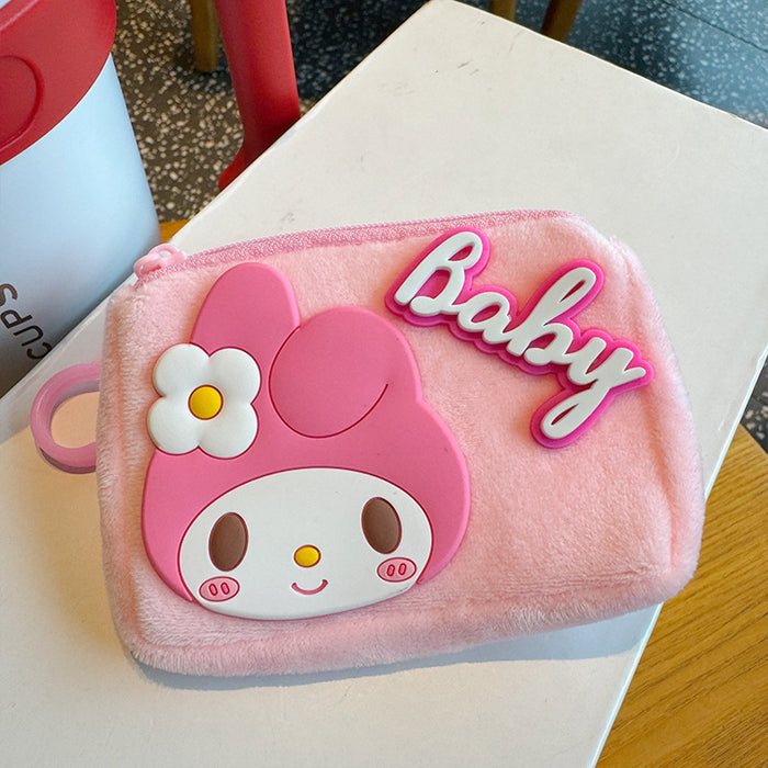 Wholesale Cartoon Plush Cartoon Animated Character  Handbag Hanging Bag Birthday Gift Storage Bag Handbag