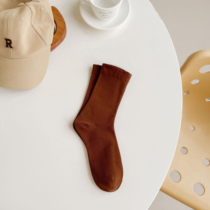 Wholesale White pile socks, mid tube socks, pure cotton, all cotton, elastic mouth socks, boneless long tube socks