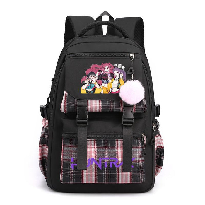 Wholesale  Kpop Printed School Bag Junior High School Large Capacity Backpack