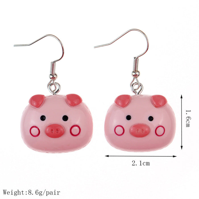 Wholesale Cute Creative Cartoon Animal Earrings JDC-ES-NiQing063