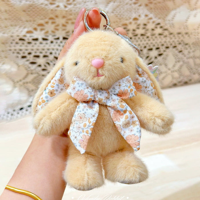 Wholesale 15cm butterfly tie plush keychain pendant