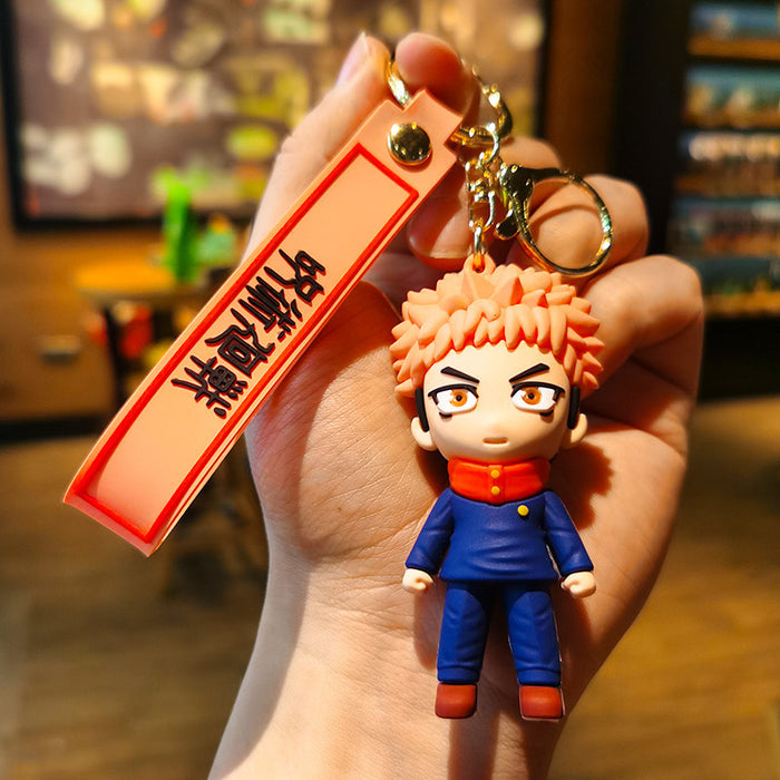 Wholesale Cartoon Doll Silicone Keychain JDC-KC-Tingm263