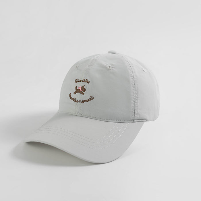 Wholesale Hat quick drying baseball cap versatile fashion casual sun hat wide brimmed duckbill cap