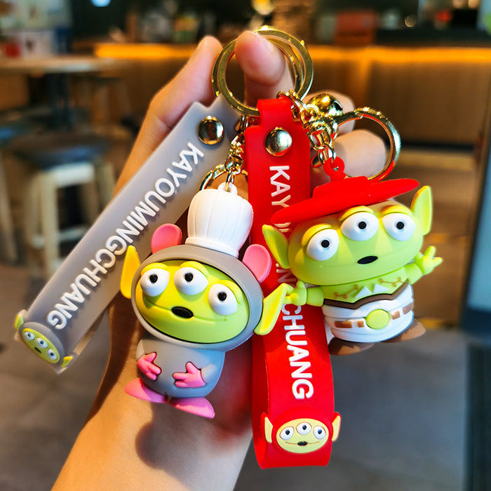 Wholesale silicone cute animation key chain （F） JDC-KC-YMeng019