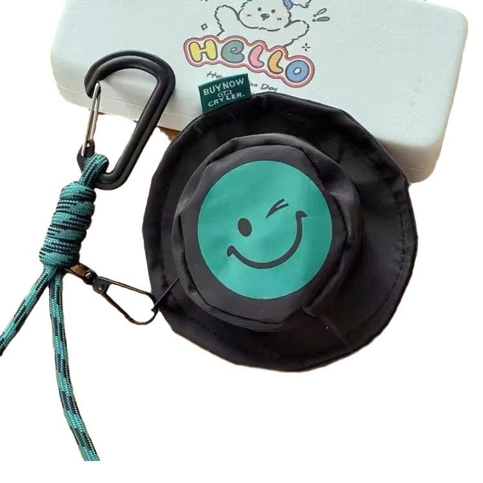 Wholesale Canvas mini hat pendant storage bag, ultra light key bag, loose change