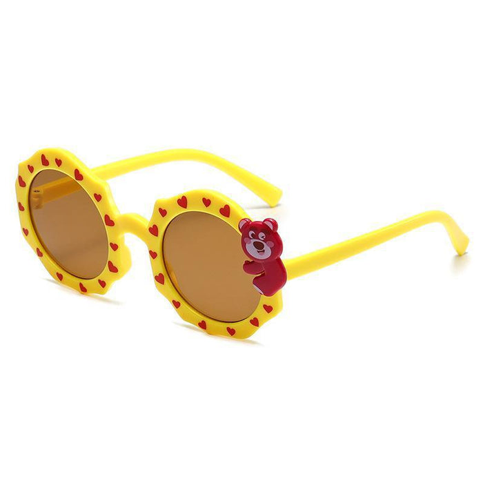 Wholesale Children's sunglasses, UV resistant baby glasses, boys' cartoon sunglasses, designed for taking photos and shading