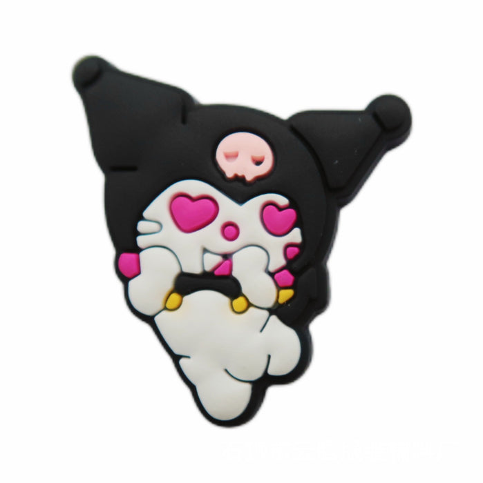 Wholesale 100 Pcs Shoe Flower Shoe Buckle Hole Shoe Accessories PVC Soft Glue Jewelry