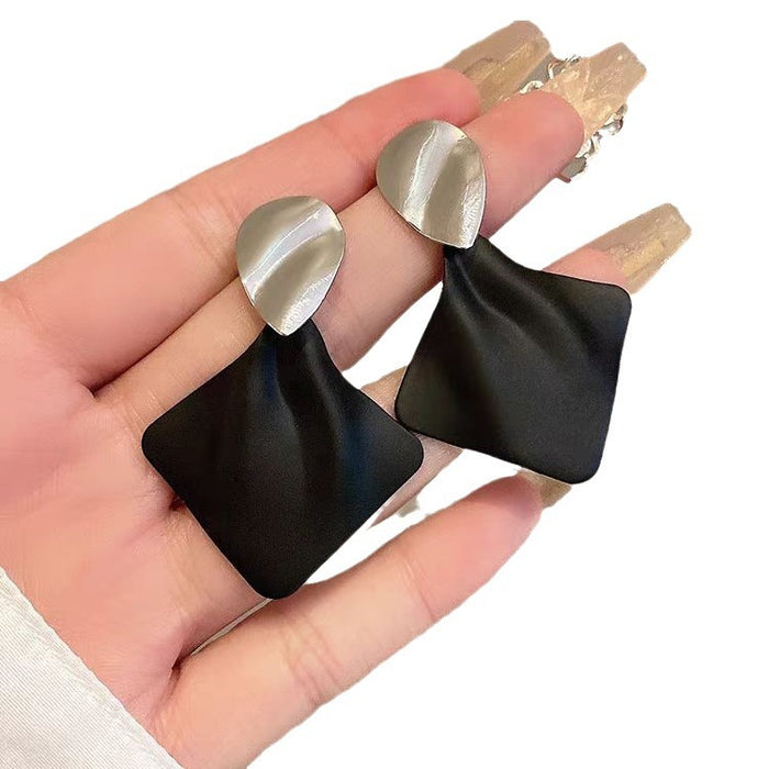 Wholesale Silver Needle Diamond Earrings Popular Earrings Niche Design Unique Earrings