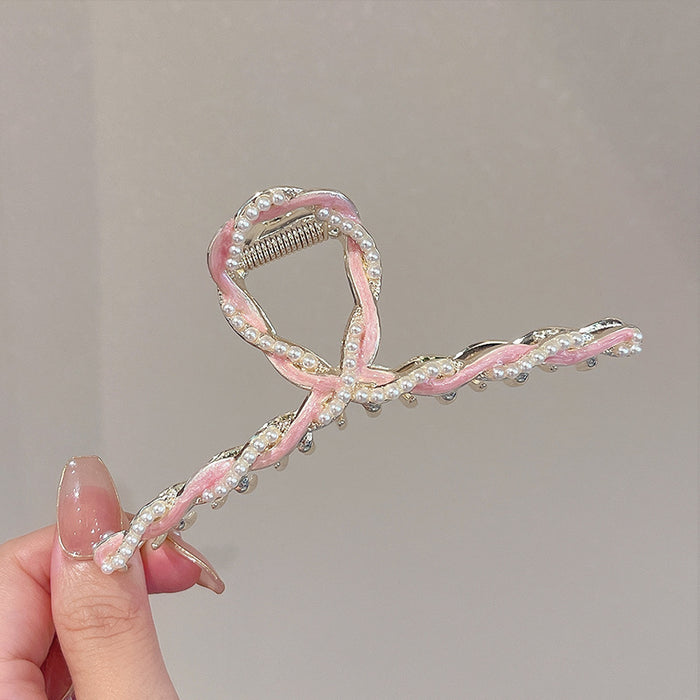 Wholesale Grab Clip Women's Spring and Hairpin Back Head Large Elegant Hairpin Shark Clip