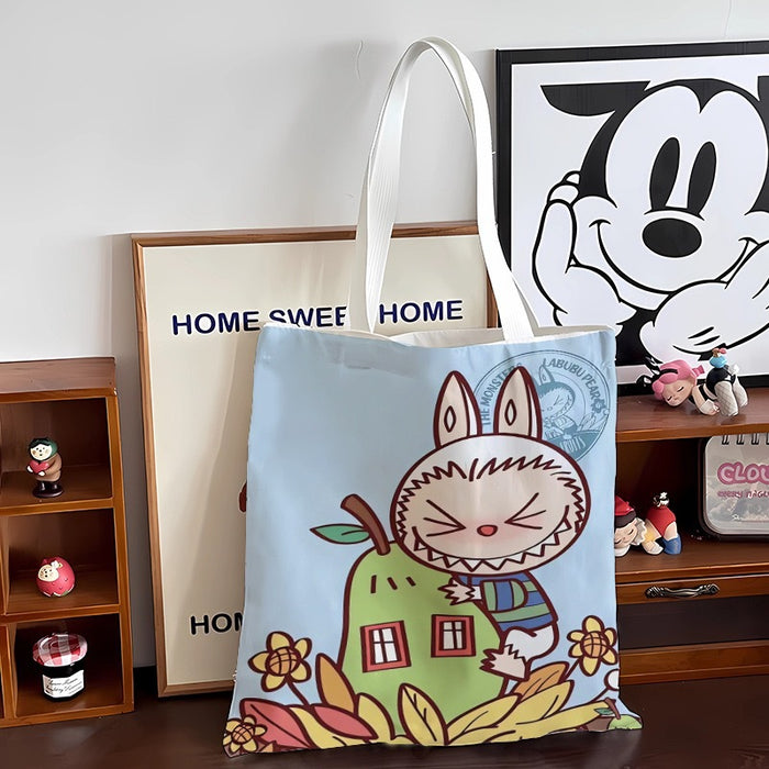 Wholesale Customized Canvas Bag Versatile Single Shoulder Bag Large Capacity Student Handbag Canvas Bag