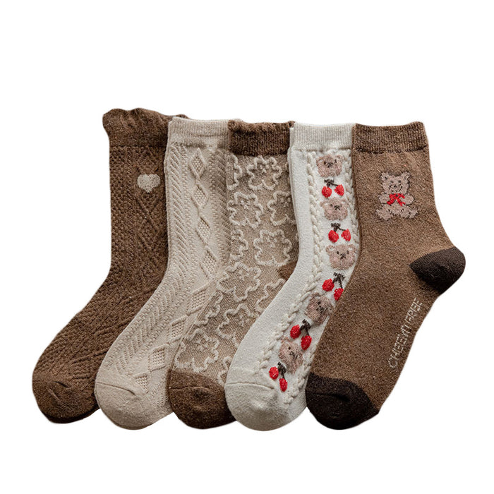 Wholesale Autumn and Winter Thickened Warm Wool Socks JDC-SK-HTJJ001