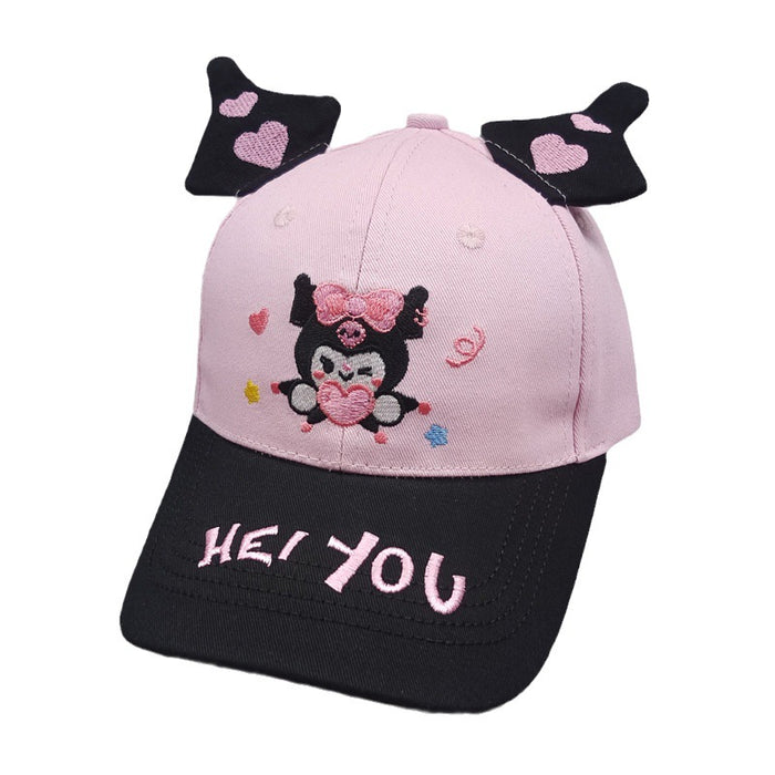 Wholesale Children's baseball cap anime cartoon cute duckbill cap, children's sun protection and sunshade hat
