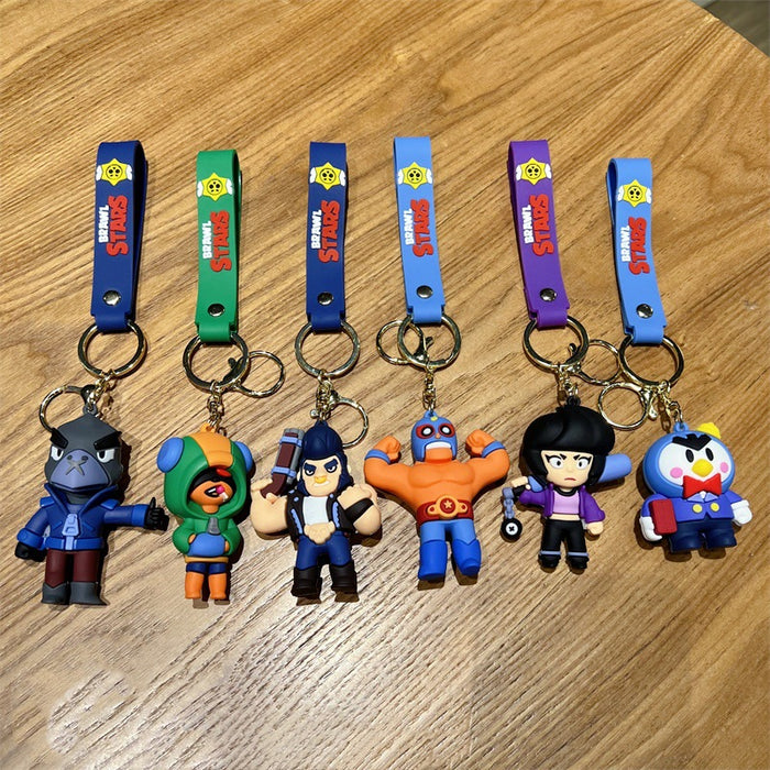 Wholesale Cartoon Game PVC Keychain JDC-KC-JinB031