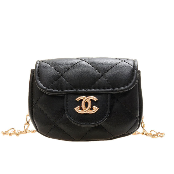 Wholesale Mini chain diamond grid diagonal small square bag, cute bag