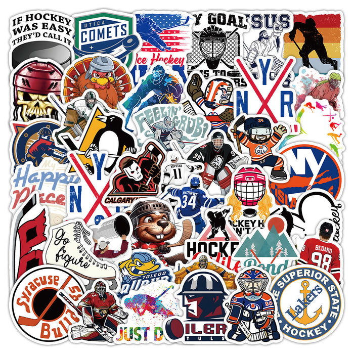 Wholesale 60 Pieces of Ice Hockey Graffiti Stickers